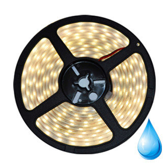 LED STRIP silicium 12v SMD 2835 60 LED / m 3000K / rouleau blanc chaud de 5 mètres * PROFESSIONNEL