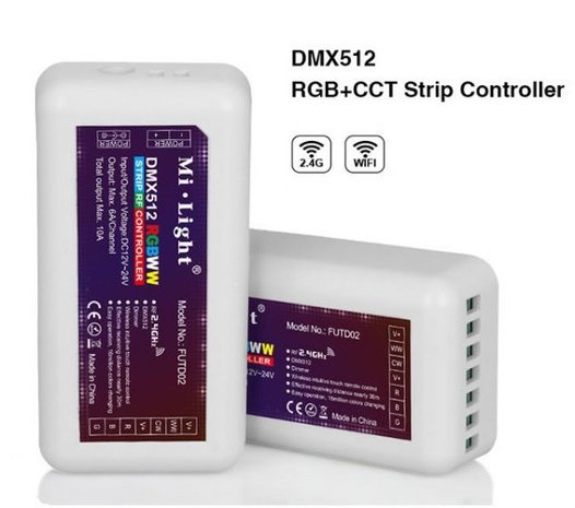 MI-LIGHT 4 ZONE RGB+CCT CONTROLLER