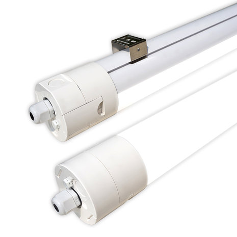 LED Batten armatuur rond koppelbaar 150cm 50W 4000k/Neutraalwit IP65 – Philips driver