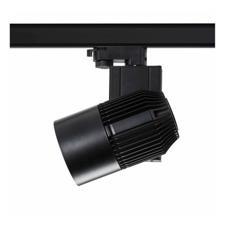 3 FASE LED RAILSPOT Prof. 30w black body 3000k/Warmwit