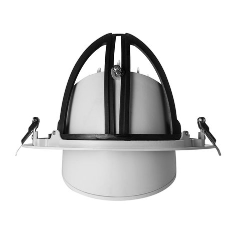 LED DOWNLIGHT Shinelite KANTELBAAR Ø195 40W-4000k/Neutraal wit