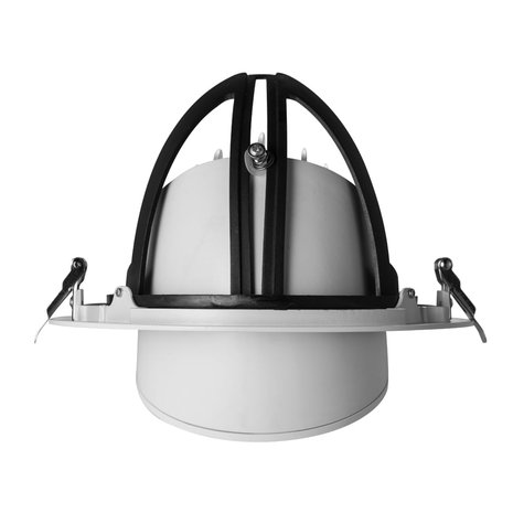 LED DOWNLIGHT Shinelite KANTELBAAR Ø195 40W-3000k/warmwit