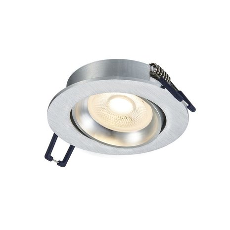 LED Spot Armatuur CARME kantelbaar Zilver IP22 Aluminium - incl. GU10 fitting 