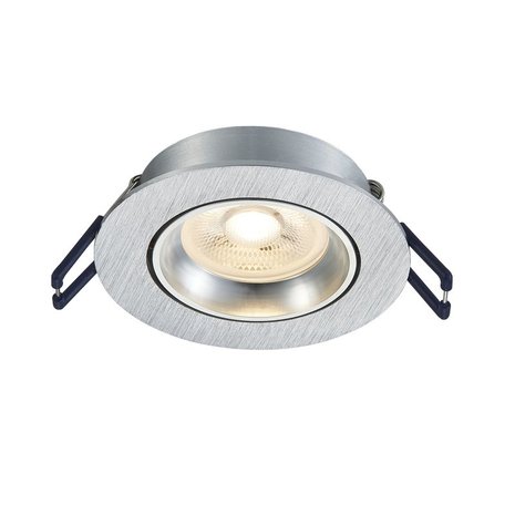 LED Spot Armatuur CARME kantelbaar Zilver IP22 Aluminium - incl. GU10 fitting 