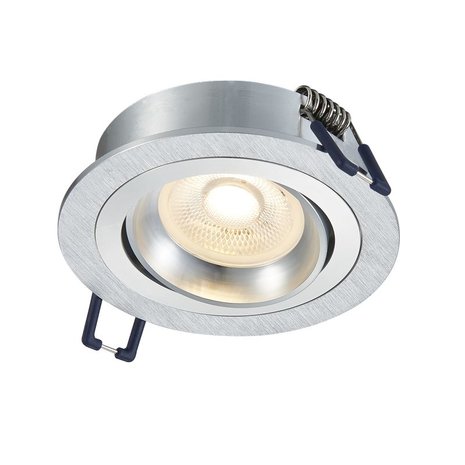 LED Spot Armatuur METIS kantelbaar Zilver IP22 Aluminium - incl. GU10 fitting 