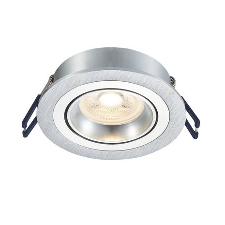 LED Spot Armatuur METIS kantelbaar Zilver IP22 Aluminium - incl. GU10 fitting 
