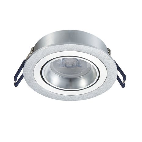 LED Spot Armatuur METIS kantelbaar Zilver IP22 Aluminium - incl. GU10 fitting 