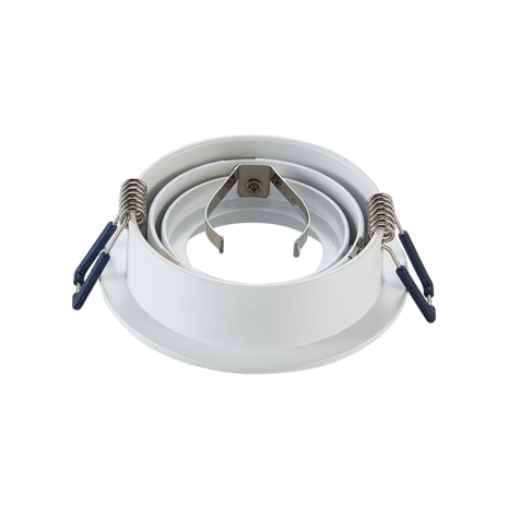 LED Spot Armatuur METIS kantelbaar Zilver IP22 Aluminium - incl. GU10 fitting 