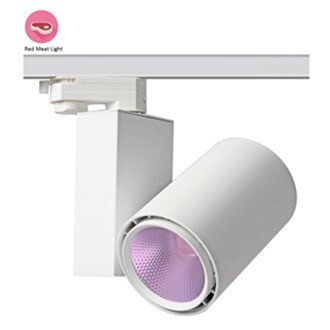 Éclairage LED pour aliments frais Viande railspot rose 35w 3200k - blanc - PHILIPS driver