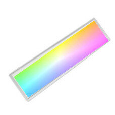 LED Paneel 120x30cm RGB+WWW 36w incl. 1,5m netsnoer