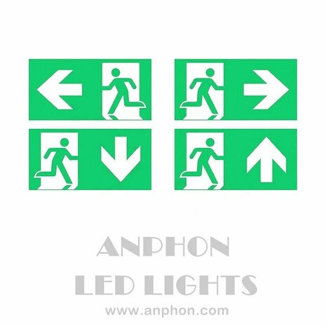 Éclairage de secours LED AT-autotest escape 3W
