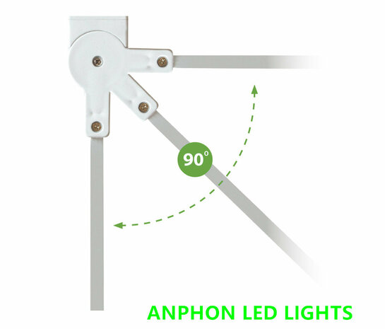 Éclairage de secours LED orientable AT-autotest 2W en saillie