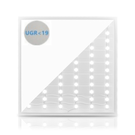 led paneel back-lit High Bright 160lm 60x60cm 25w 4000k UGR 19 - Plug & Play