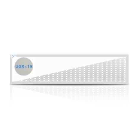 led paneel back-lit High Bright 153lm 60x60cm 25w 6000k UGR 19 - Plug & Play