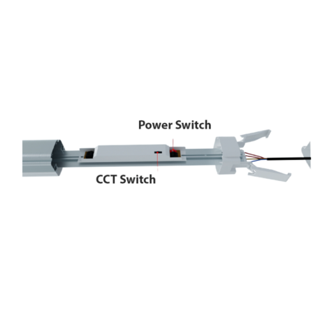 LED TRI-PROOF Aluprof 150cm 34-42-50-60W CCT SWITCH IP65 IK10 