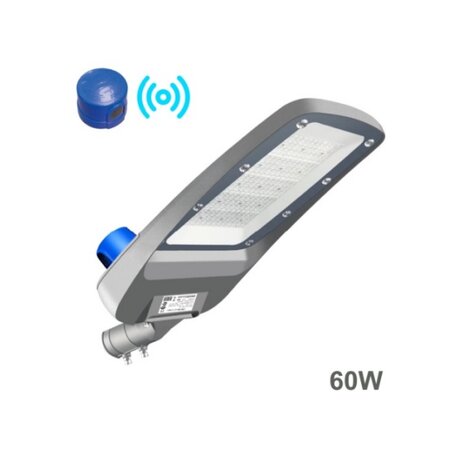 LED Straatlamp ProfLumi - Photocell Sensor - 60 Watt - 3000K - IP66 - IK10 - OSRAM Driver