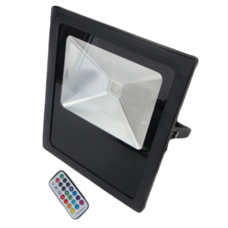 LED Floodlight RGB 30W with remote control