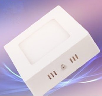 18W LED downlight surface panel square 225x225mm 2800k/Warm white