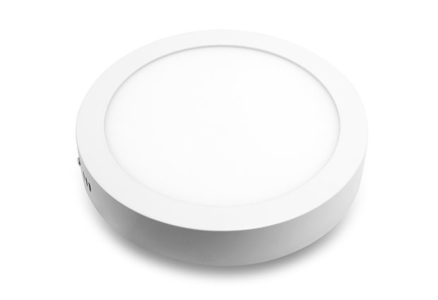 24W LED downlight surface panel round ∅300mm 6000k/Cool white