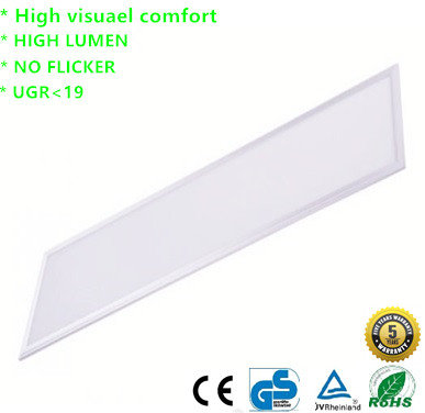 Panneau LED suprême UGR 19 36w 120x30cm cadre blanc 3000k / blanc chaud