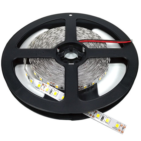 LED STRIP 12v  SMD 2835 60 LEDs/m 4500K/Neutraalwit 5 meter rol * IP20 *PROFESSIONAL