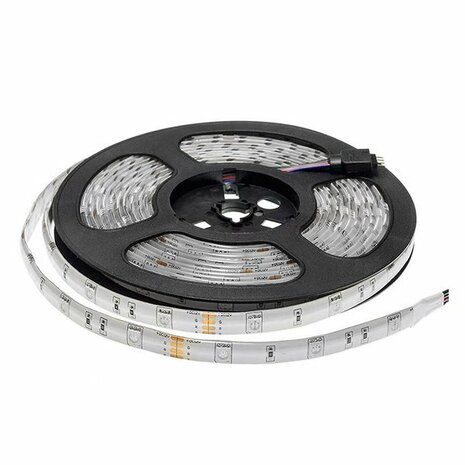 Silicone LED strip 24v  SMD 5050 60 LEDs/m 6000K Cool white 5 meter roll