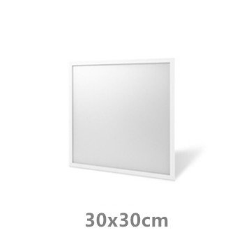 Panneau LED premium 30x30cm 18w cadre blanc 6000k / lumière du jour