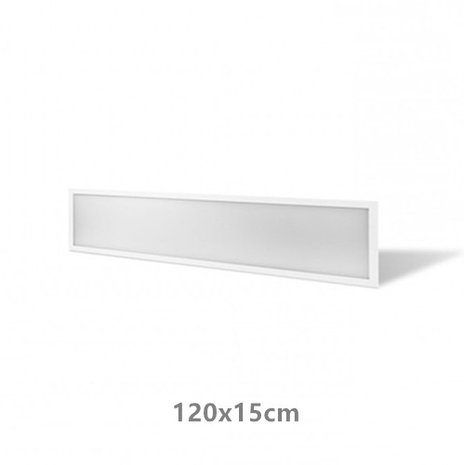 LED Panel Premium 120x15cm 24W weißer Rahmen 3000k / warmweiß