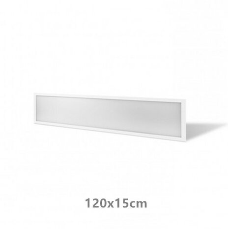 Panneau LED premium 120x15cm 24w cadre blanc CCT 3000k/4000k/6000k