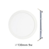 LED downlight recessed panel round Excellence 9w 3000k / warm white incl. 1,5m power cord LED downlight recessed panel round Excellence 9w 3000k / warm white incl. 1,5m power cord
