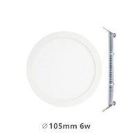 LED downlight recessed panel round Excellence 6w 4000k / Neutral white incl. 1,5m power cord LED downlight recessed panel round Excellence 6w 4000k / Neutral white incl. 1,5m power cord