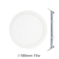 LED downlight recessed panel round Excellence 15w 4000k / Neutral white incl. 1,5m power cord LED downlight recessed panel round Excellence 15w 4000k / Neutral white incl. 1,5m power cord