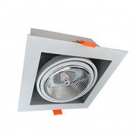 AR111 INBOUWARMATUUR MET GU10 FITTING *wit