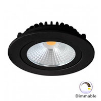 Spot encastrable LED Premium 5w 2700k / blanc chaud dimmable noir Spot encastrable LED Premium 5w 2700k / blanc chaud dimmable noir