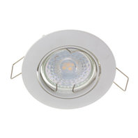 LED Spot Armatuur AEGIR Kantelbaar Wit IP22 Aluminium - incl. GU10 fitting LED Spot Armatuur AEGIR Kantelbaar Wit IP22 Aluminium - incl. GU10 fitting