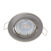 LED Spot Armatuur AEGIR Kantelbaar Zilver IP22 Aluminium - incl. GU10 fitting LED Spot Armatuur AEGIR Kantelbaar Zilver IP22 Aluminium - incl. GU10 fitting