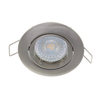 LED Spot Armatuur NAIAD Kantelbaar Zilver IP22 Aluminium - incl. GU10 fitting LED Spot Armatuur NAIAD Kantelbaar Zilver IP22 Aluminium - incl. GU10 fitting