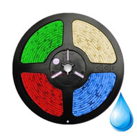 LED STRIP RGBW 24v SMD5050 60 LEDs/m 5 meter rol IP65 Spatwaterdicht *10W/m LED STRIP RGBW 24v SMD5050 60 LEDs/m 5 meter rol IP65 Spatwaterdicht *10W/m