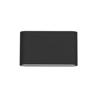 LED wandlamp Solumi 6Watt IP65 Zwart CCT - Tweezijdig oplichtend