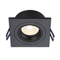 LED Spot Armatuur PASIPHAE kantelbaar Zwart IP22 Aluminium - incl. GU10 fitting - vierkant LED Spot Armatuur PASIPHAE kantelbaar Zwart IP22 Aluminium - incl. GU10 fitting - vierkant