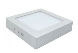 18W LED downlight opbouwpaneel vierkant 225x225mm 6000k/daglicht