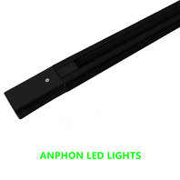 Rail monophasé 1 mètre noir Rail monophasé 1 mètre noir