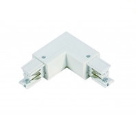 Connecteur en forme de L *** rail triphasé - blanc