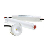 Premium eye Led noodverlichting 3W inbouwspot Ø42,5mm 110lm wit afdekring Premium eye Led noodverlichting 3W inbouwspot Ø42,5mm 110lm wit afdekring